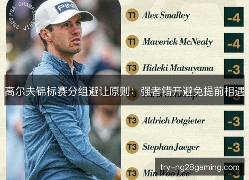 高尔夫锦标赛分组避让原则：强者错开避免提前相遇
